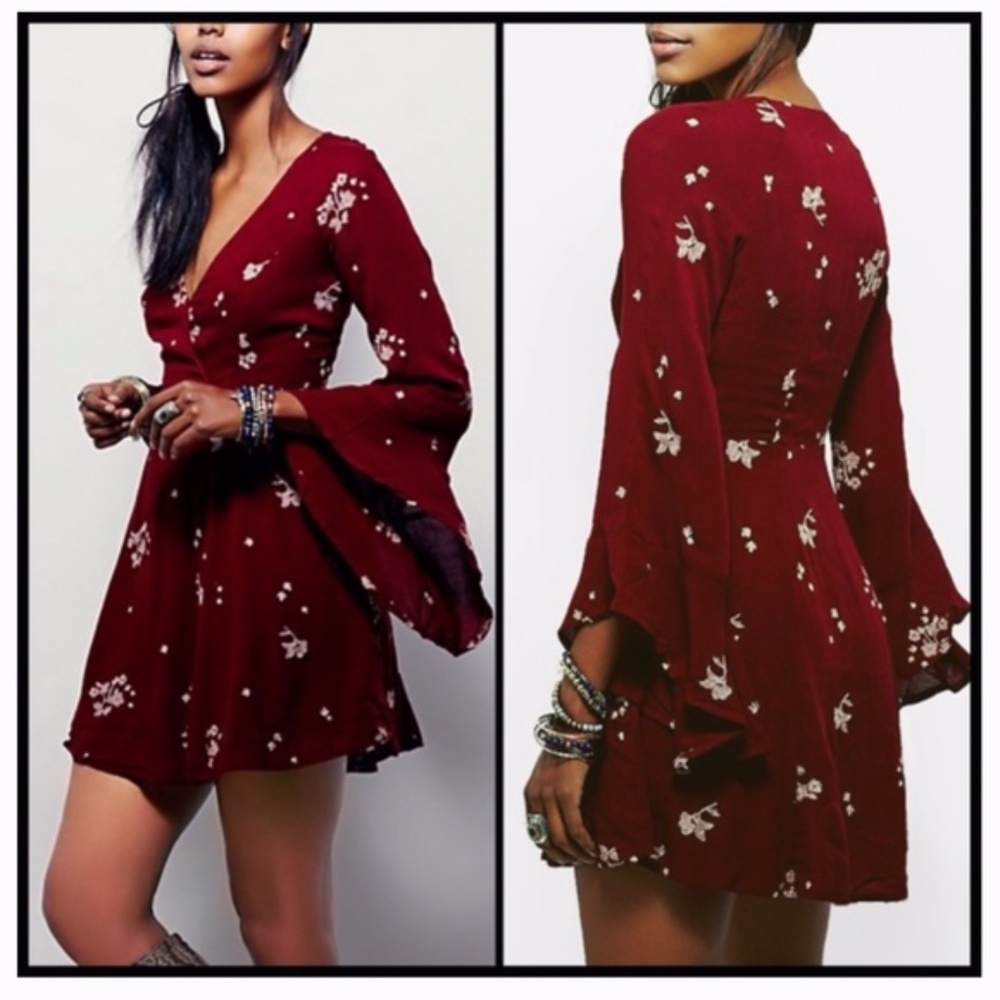 Free People Jasmine Embroidered Dress